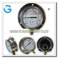 Flange type 100mm oil pressure test gauge